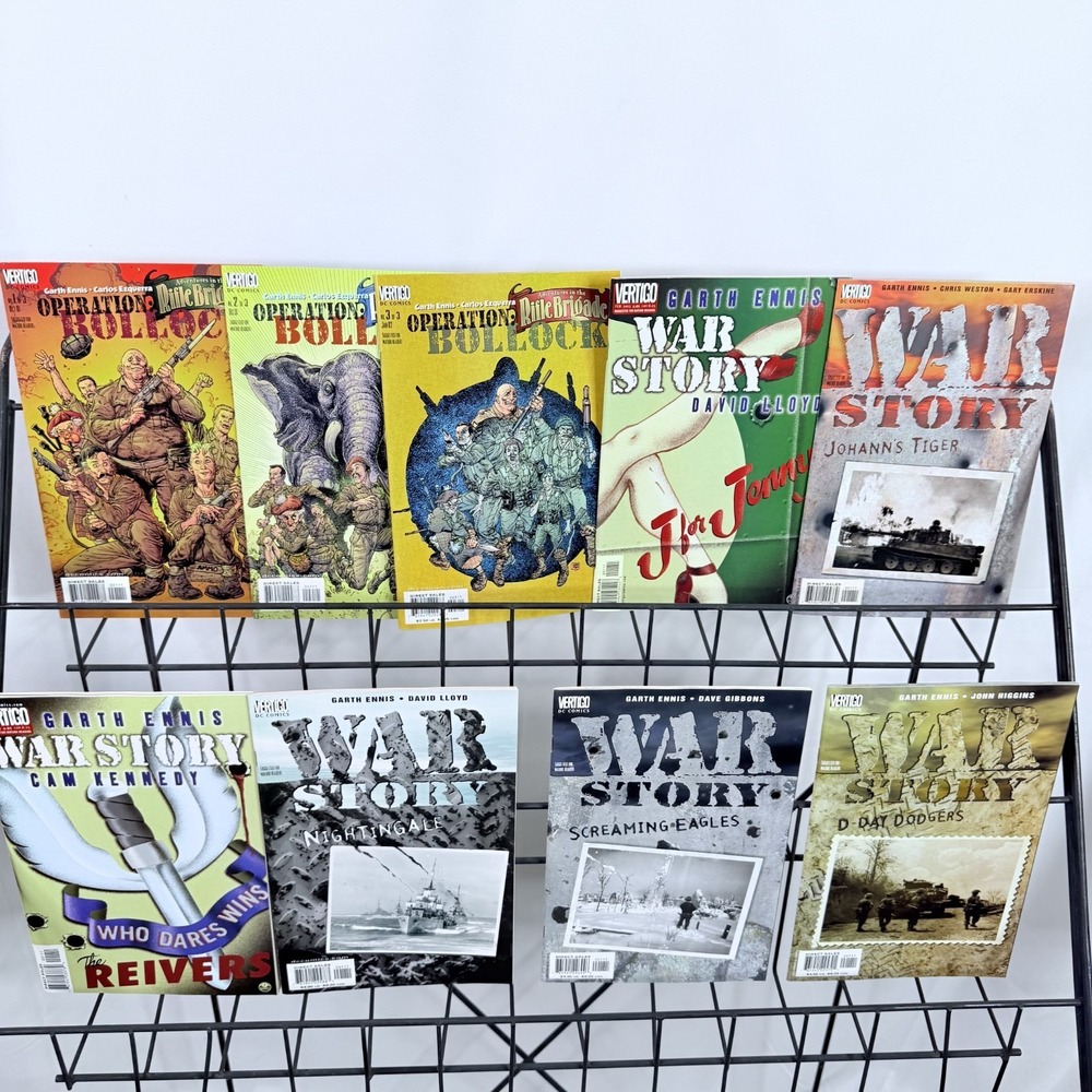 6 War Story One Shot & Adventures Rifle Brigade 1-3 lot Vertigo Garth Ennis